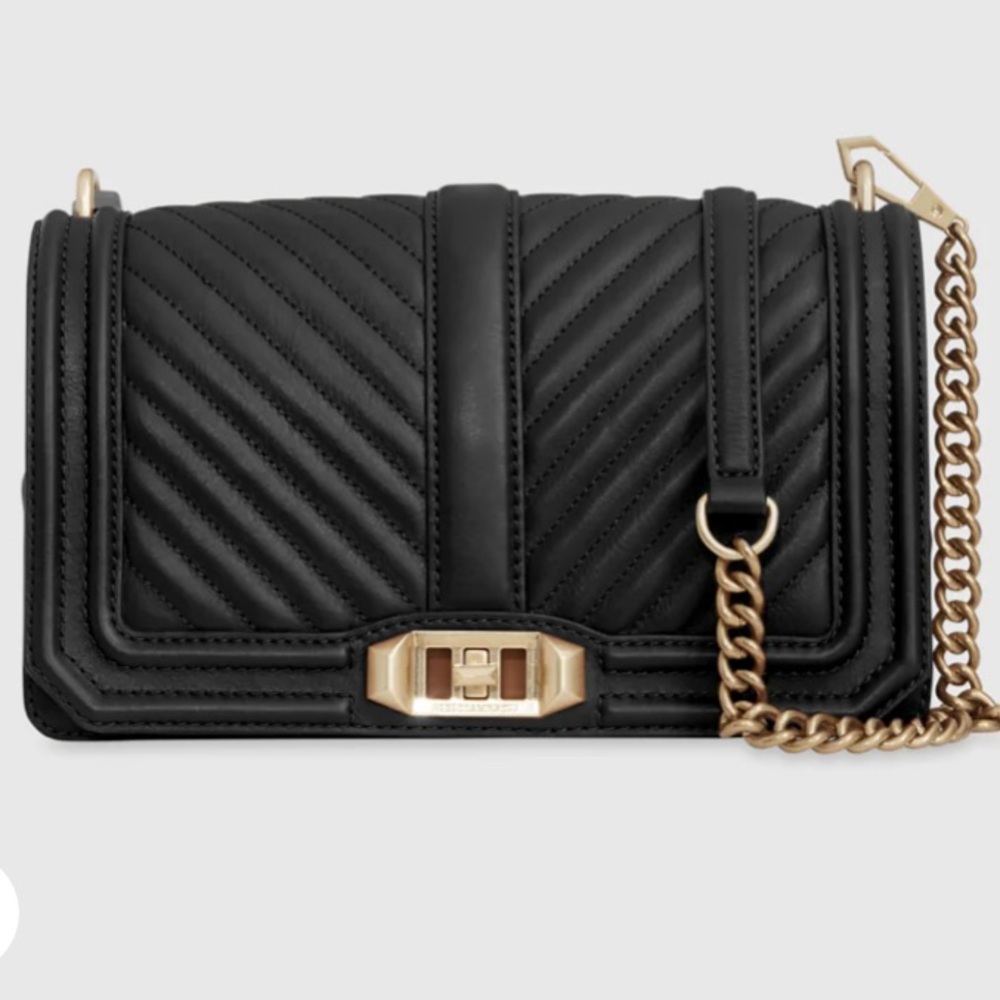 Rebecca Minkoff ⭐️NEW⭐️Black Quilted Crossbody Bag
